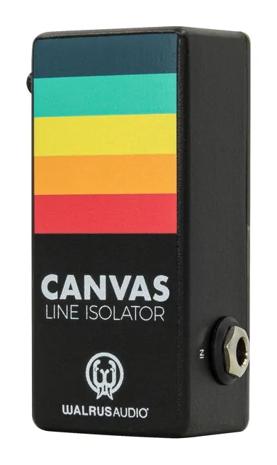 Walrus Audio Canvas Nano Line Isolator, led e interruptor de pedal