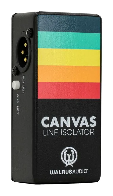 Walrus Audio Canvas Nano Line Isolator en primer plano frontal