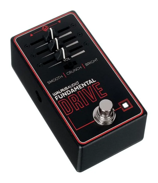 Walrus Audio Fundamental Overdrive, led e interruptor de pedal