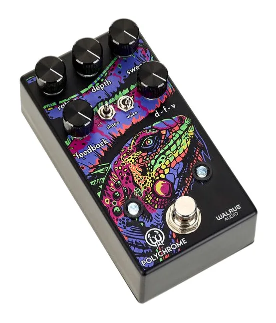 Walrus Audio Polychrome, conectores en la parte trasera de la unidad