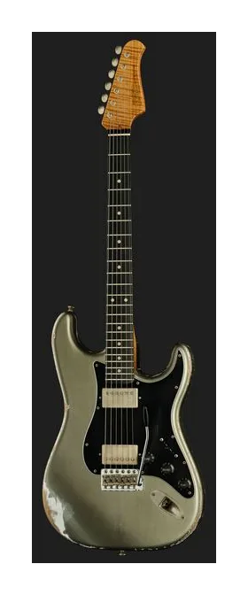 Xotic Guitars XSC-3 Pepper Gray Heavy Aged, selector de pastillas y jack de salida