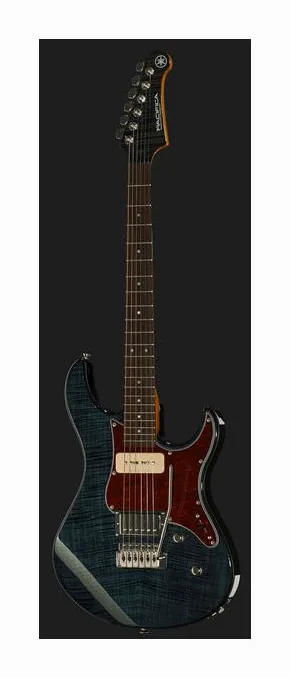 Yamaha Pacifica 611 V FM TBL, curvas del cuerpo vistas desde arriba