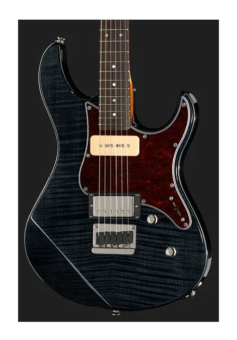 Yamaha Pacifica 611HFM RTB, mástil y diapasón vistos de lado