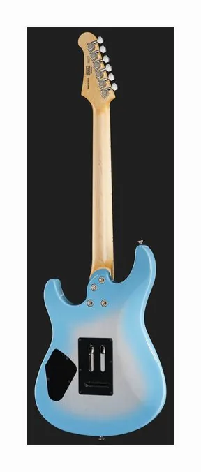 Yamaha Pacifica Professional BLB MF, curvas del cuerpo vistas desde arriba