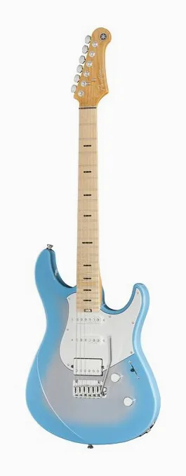 Yamaha Pacifica Professional BLB MF en primer plano frontal