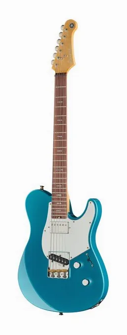 Yamaha Pacifica SC P11S Sunny Orange en primer plano frontal