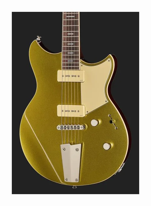 Yamaha Revstar RSP02T Swift Blue, selector de pastillas y jack de salida