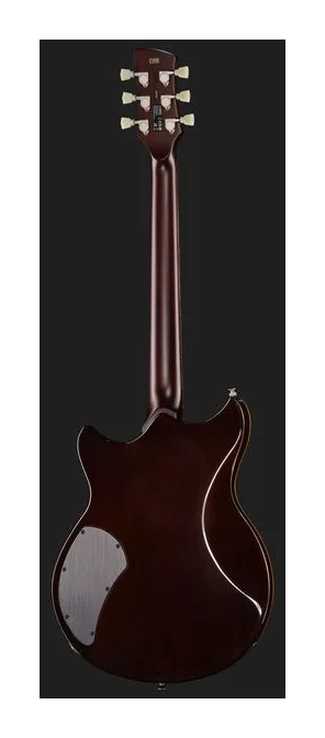 Yamaha Revstar RSP20X R. Br. Charcoal, curvas del cuerpo vistas desde arriba